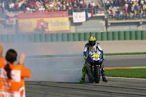 Valencia MotoGP: Valentino Rossi breaks points record with third