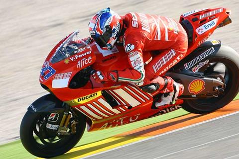 Casey Stoner impressed with new Ducati