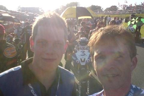 On the British Supersport grid at Brands Hatch