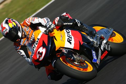 Jerez test: Dani Pedrosa content with second