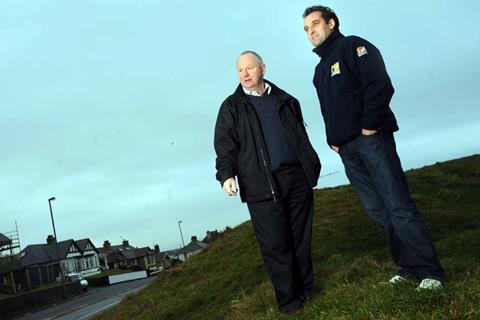 Michael Rutter in NW200 course inspection