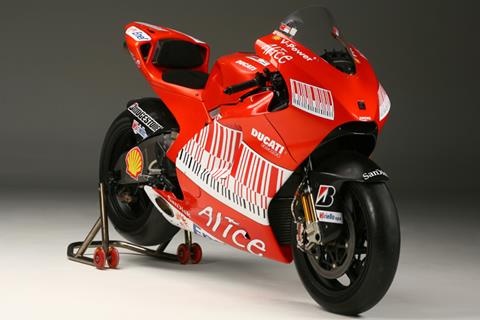 Ducati launch Stoner's carbon fibre MotoGP bike