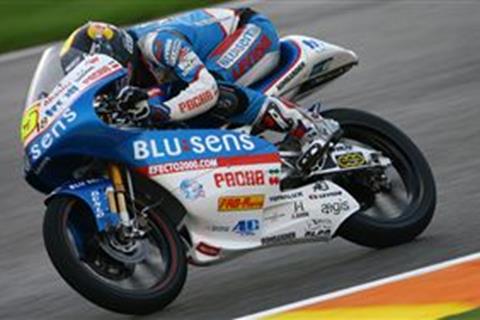 Scott Redding third at rain-hit Valencia