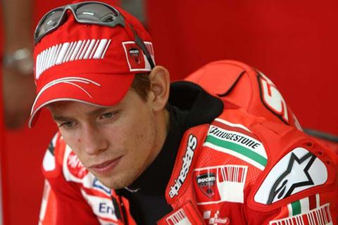 Casey Stoner not expecting new parts before first race