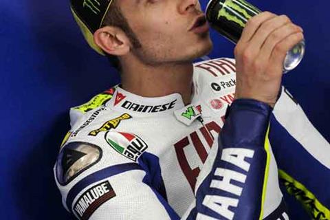 Valentino Rossi drinks MCN’s Monster