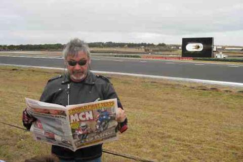 Reading MCN at Phillip Island