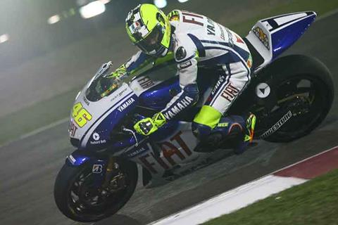 Qatar test: Valentino Rossi rues desert downpour