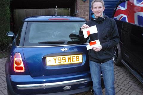 Danny Webb passes driving test