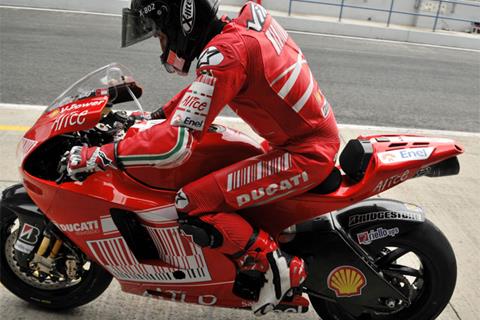 Ducati try cast ally chassis at Jerez