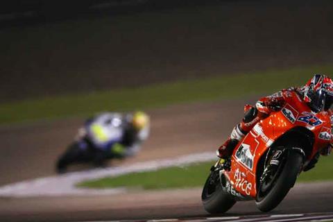 Motegi MotoGP: Casey Stoner plays down Valentino Rossi contest