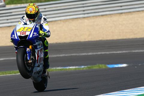 Jerez MotoGP: Rossi roughs up the young ones