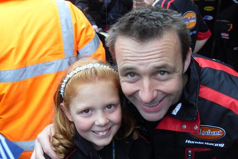 My daughter with Steve Plater