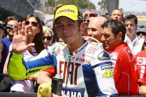 Valentino Rossi shrugs off latest Ferrari F1 link