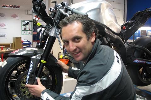 Rutter’s TT Suzuki takes shape