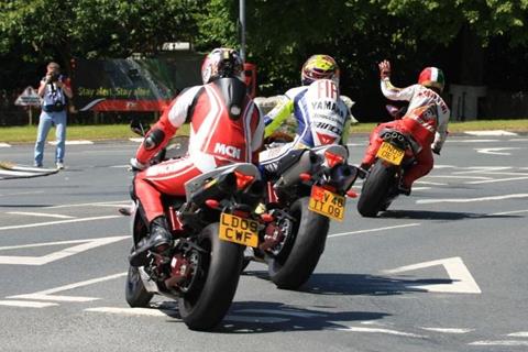 Rossi and Agostini at Quarterbridge