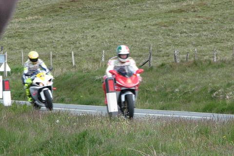 Rossi and Ago at Hailwood Heights