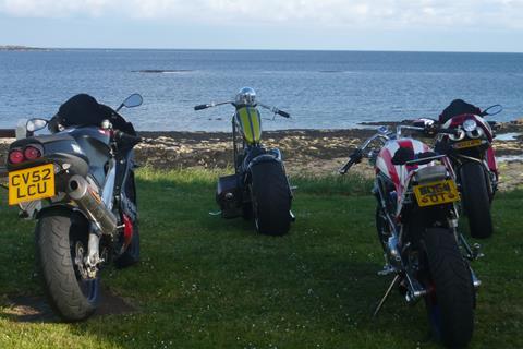 SHOVELHEAD CHOPPER AT IOM 2009TT