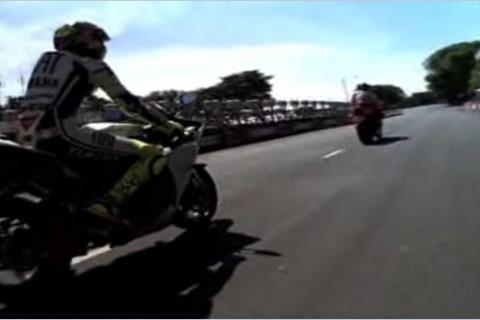 Video: Following Rossi on his Isle of Man TT parade lap