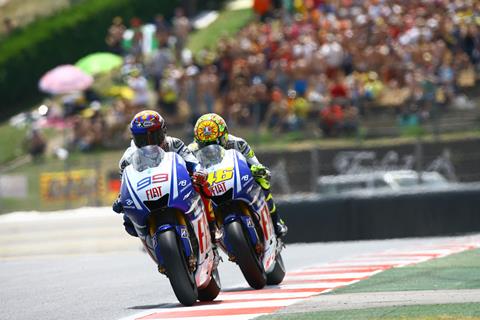 Valentino Rossi and Jorge Lorenzo title scrap 'positive' for Yamaha