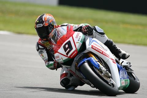 Kiyonari back on WP suspension at Donington