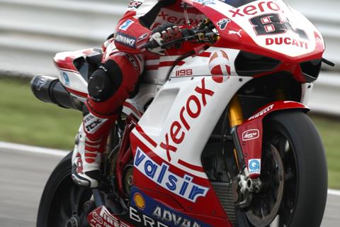 Donington WSB: Ducati one two in second qualifying