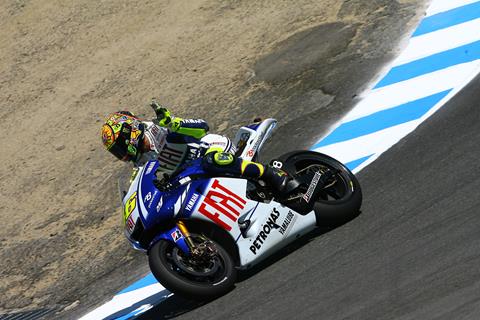 US MotoGP: Valentino Rossi fastest but searching for more