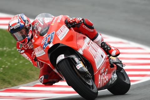 German MotoGP: Casey Stoner fast but fatigued again