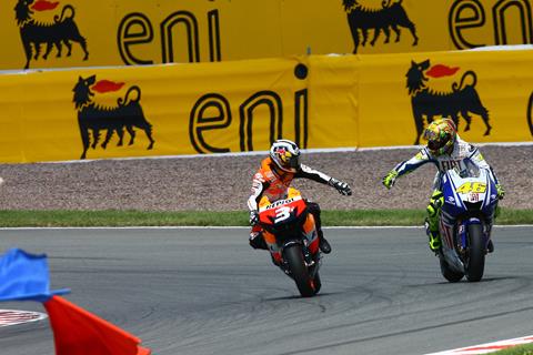 German MotoGP: Dani Pedrosa content with third