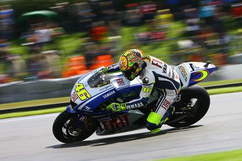 British MotoGP: Valentino Rossi snatches Donington pole position