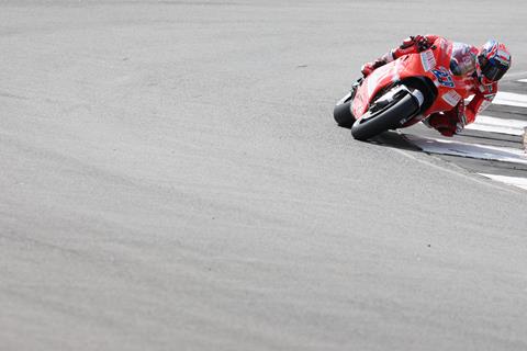 British MotoGP: Crashes blunt Casey Stoner challenge