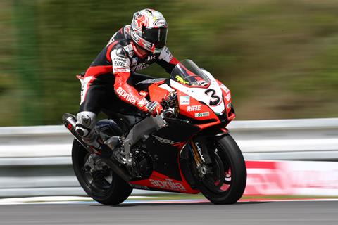 Brno WSB: Biaggi takes first win on Aprilia RSV4