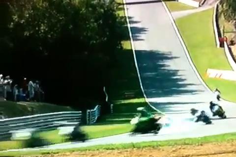 BSB Brands Hatch: Chris Martin's epic crash