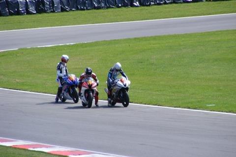 Troy Corser at Brands