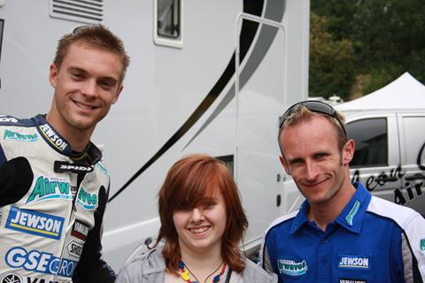 Meeting Leon Camier at Brands Hatch