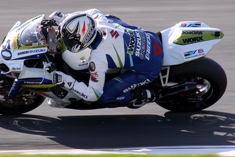 Sylvain Guintoli during Superpole