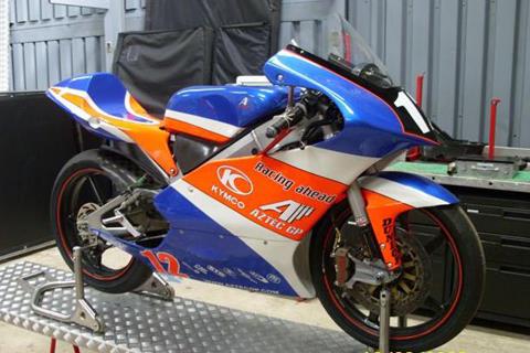 Kymco back British 125 race team