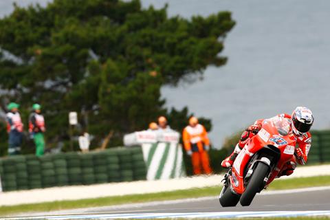 Australia MotoGP: Casey Stoner storms to home pole