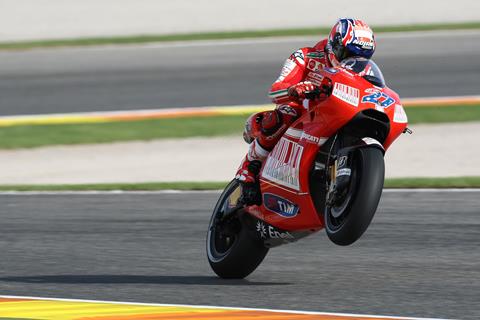 Valencia MotoGP: Casey Stoner romps to pole