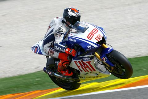 Jorge Lorenzo fastest in Valencia