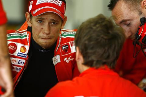 Casey Stoner wants to stay at Ducati