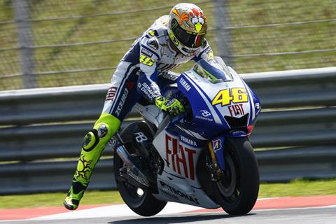 Valentino Rossi makes flying start to 2010