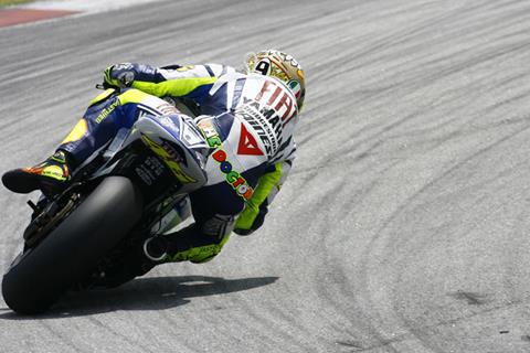 Yamaha chase grip with 2010 YZR-M1