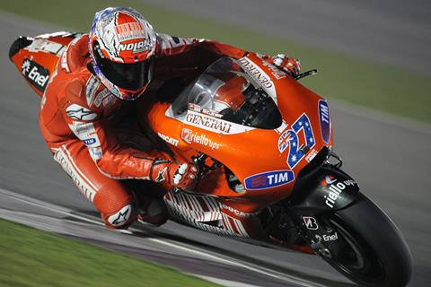 Qatar MotoGP: Casey Stoner lights up first practice