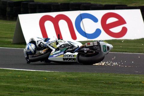 Tommy Hill's crash at Oulton Park 