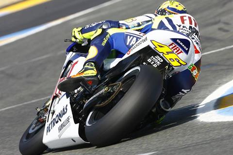 Le Mans MotoGP: Shoulder still a worry for Valentino Rossi