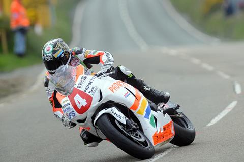 Hutchinson fast in first TT practice