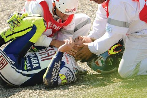 Valentino Rossi has second operation on broken leg