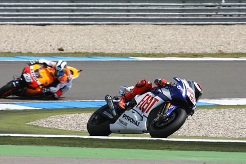 Assen MotoGP: Jorge Lorenzo survives late scare