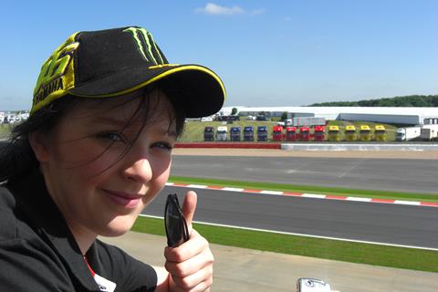 Me at the MotoGP Silverstone