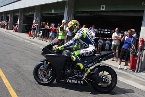 First pictures: Valentino Rossi starts Brno test